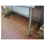 SS Table on Wheels 30"X72"X36"