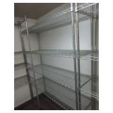 (7) Wire Racks (2) 24"X60"X87" (2) 18"X60"X87" (1) 18"X36"X87" (1) 24"X42"X87" (1) 18"X42"X87"