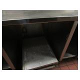 Prep Table w/Full Length Top Warmer, (2) Refrigerated Sections, (3) Warmer Drawers, Sink & Micros Integrated Serving System