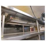 Prep Table w/Full Length Top Warmer, (2) Refrigerated Sections, (3) Warmer Drawers, Sink & Micros Integrated Serving System