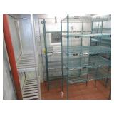 (3) Racks (1) Alum 18"X48"X75" (2) Wire 24"X48"X75" & 24"X42"X75"