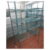 (3) Racks (1) Alum 18"X48"X75" (2) Wire 24"X48"X75" & 24"X42"X75"