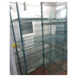 (3) Racks (1) Alum 18"X48"X75" (2) Wire 24"X48"X75" & 24"X42"X75"