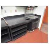 Cabinet w/Fountain Pop Dispenser & Sink 72"X32"X36"