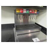 Cabinet w/Fountain Pop Dispenser & Sink 72"X32"X36"