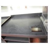 Cabinet w/Fountain Pop Dispenser & Sink 72"X32"X36"