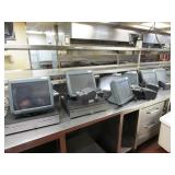 Prep Table w/Full Length Top Warmer, (2) Refrigerated Sections, (3) Warmer Drawers, Sink & Micros Integrated Serving System