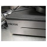 Prep Table w/Full Length Top Warmer, (2) Refrigerated Sections, (3) Warmer Drawers, Sink & Micros Integrated Serving System