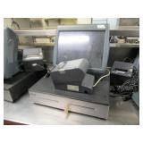 Prep Table w/Full Length Top Warmer, (2) Refrigerated Sections, (3) Warmer Drawers, Sink & Micros Integrated Serving System