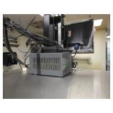 Prep Table w/Full Length Top Warmer, (2) Refrigerated Sections, (3) Warmer Drawers, Sink & Micros Integrated Serving System