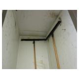 Large Lot of Cleaning Supplies & Rack