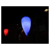 (7) Pendant Lights Various Colors (see pics)