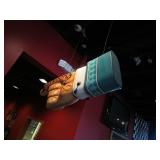 Restroom Sign 32"X10"X5"