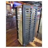 Rubbermaid Cart w/Trays 23"X28"X68"