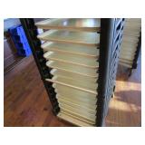 Rubbermaid Cart w/Trays 23"X28"X68"