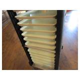 Rubbermaid Cart w/Trays 23"X28"X68"