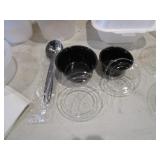 Large Lot of Plastic Containers, Cups & Napkins