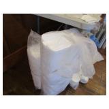 Large Lot of Plastic Containers, Cups & Napkins