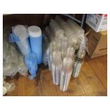 Large Lot of Plastic Containers, Cups & Napkins