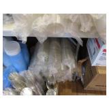 Large Lot of Plastic Containers, Cups & Napkins