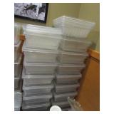 Large Lot of Plastic Food Prep/Storage Containers