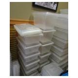 Large Lot of Plastic Food Prep/Storage Containers