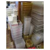 Large Lot of Plastic Food Prep/Storage Containers