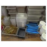 Large Lot of Plastic Food Prep/Storage Containers