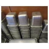 Large Lot of SS Food Prep/Storage Containers