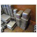 Large Lot of SS Food Prep/Storage Containers