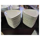 (33) 12" Triangle Stoneware Plates