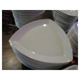 (33) 12" Triangle Stoneware Plates