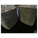 (33) 12" Triangle Stoneware Plates