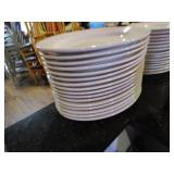 (31) 15"X11" Stoneware Dinner Plates