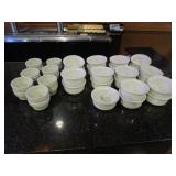 5" & 3 1/2" Stoneware Bowls