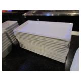 Plates & Bowls (40) 9" Plates (16) 7"X14" Plates (15) 5" Bowls