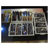 Large Lot of Silverware & Steak Knives
