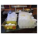 Large Lot of Condiment Containers