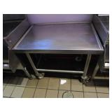 SS Table on Wheels 30"X21"X26"