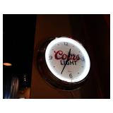 15" Coors Light Neon Clock