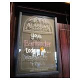 Alaskan Brewing Co. Lighted Sign 20"X31"