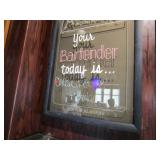 Alaskan Brewing Co. Lighted Sign 20"X31"