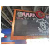 Odel Brewing Co. Wood/Chalkboard Sign 33"X64"