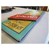 Wood Sundae Sign