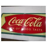 Vintage Coke Sign 53"X18"