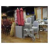 Outdoor Patio Seating (29) Chairs (5) Tables (7) Umbrellas