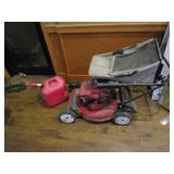 Toro Mower & Gas Jug