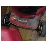 Toro Mower & Gas Jug