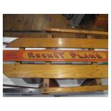 Vintage Sled & Snow Shoe