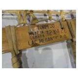 Vintage Sled & Snow Shoe